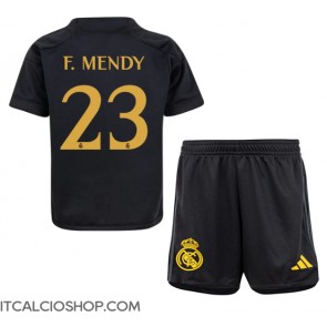 Real Madrid Ferland Mendy #23 Terza Maglia Bambino 2023-24 Manica Corta (+ Pantaloni corti)